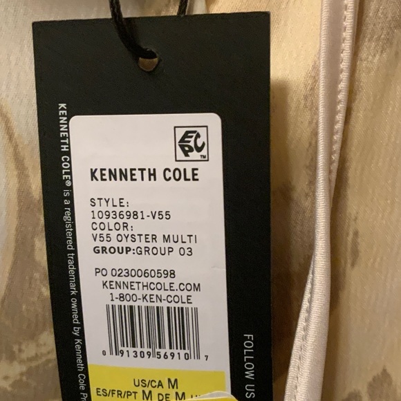 Kenneth Cole Cream and Brown Dress - Picture 3 of 3